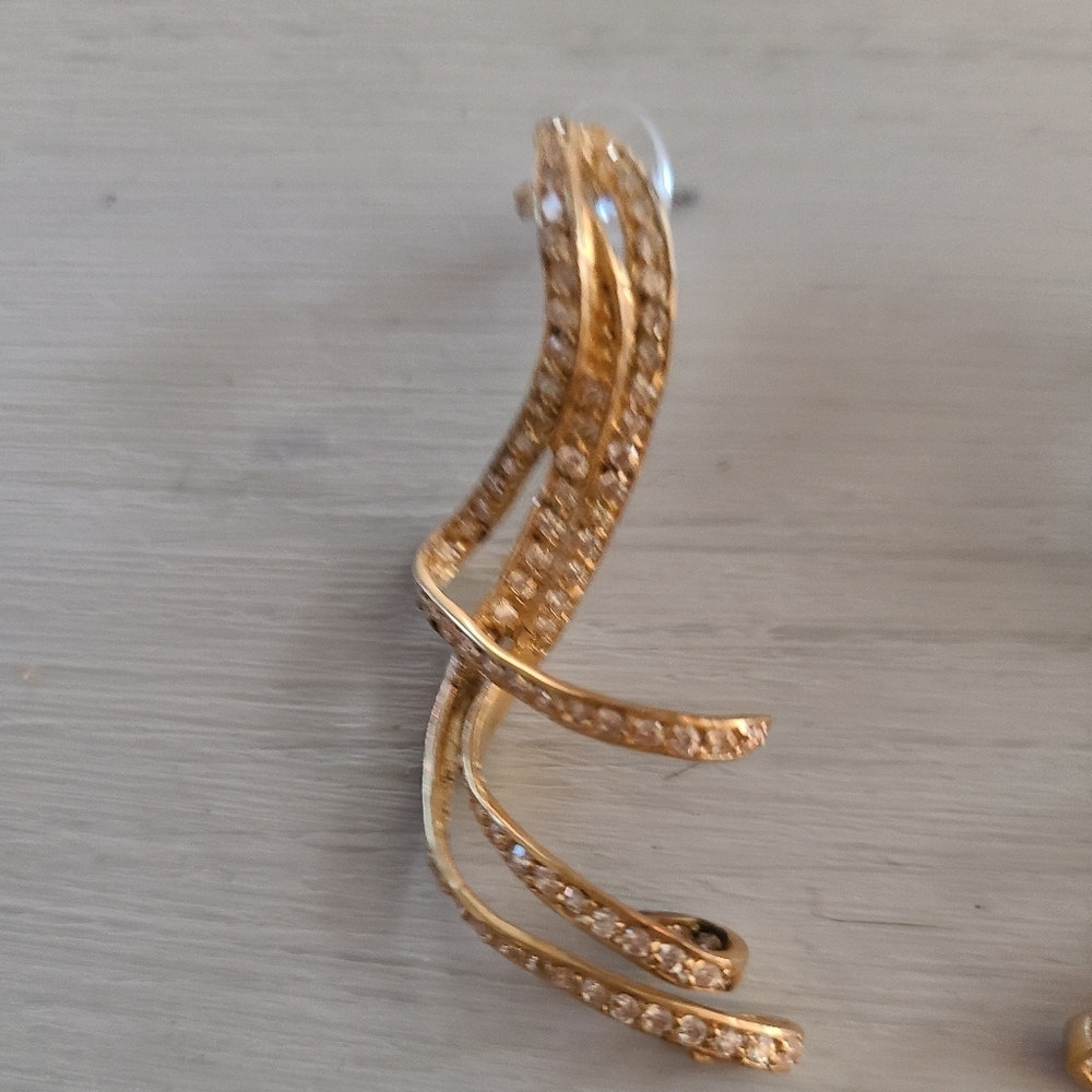 925 sterling silver w 14k gold overlay - Picture 2 of 3